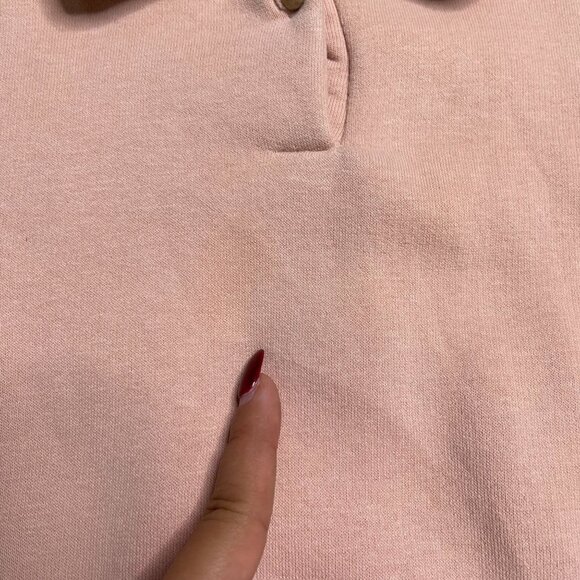 ZARA Kid's Cream Button Down Long Sleeve Sweatshirt Size 3-4 Years - Picture 6 of 6